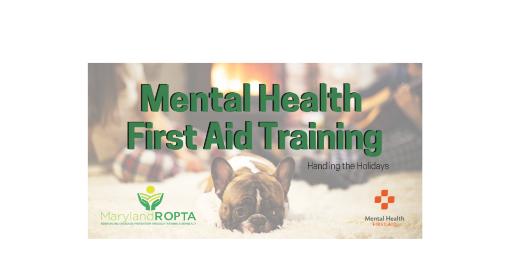 Mental Health First Aid on November 18, 2022.